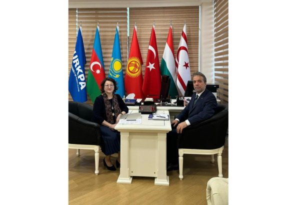 Türk Mədəniyyəti və İrsi Fondunun prezidenti Aktotı Raimkulova TÜRKPA-nın Baş katibi ilə görüşüb