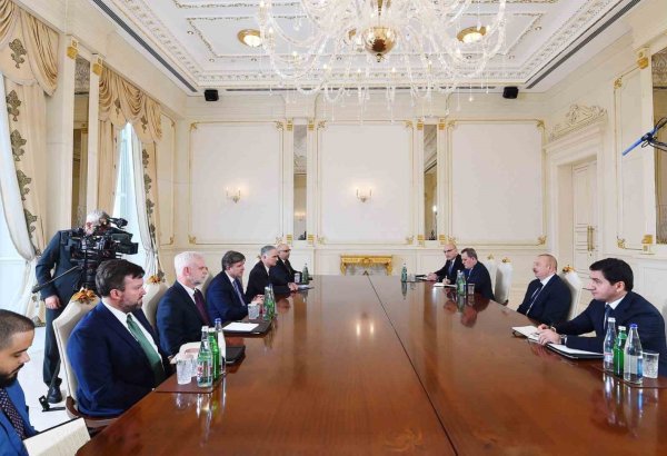 Azerbaycan Cumhurbaşkanı Aliyev, ABD Dışişleri Bakan Yardımcısı O’Brien’ı kabul etti