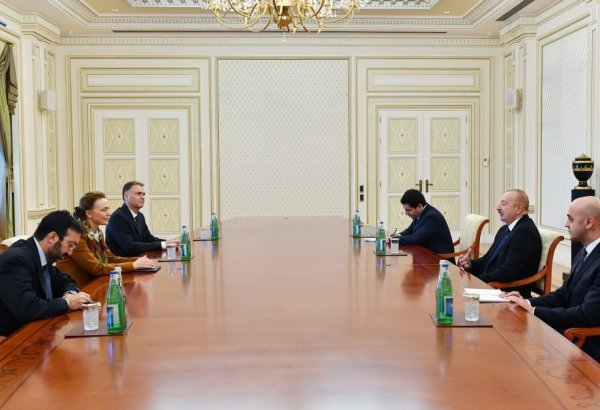 President Ilham Aliyev receives Council of Europe SecGen