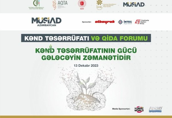 TurkicWorld (Türk Dünyası) media paltforması Qida və Kənd Təsərrüfatı Forumunun rəsmi media tərəfdaşı seçilib