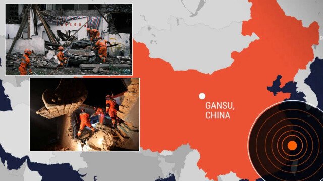 Çin'in Gansu eyaletinde büyük deprem: Yüzlerce ölü ve yaralı var