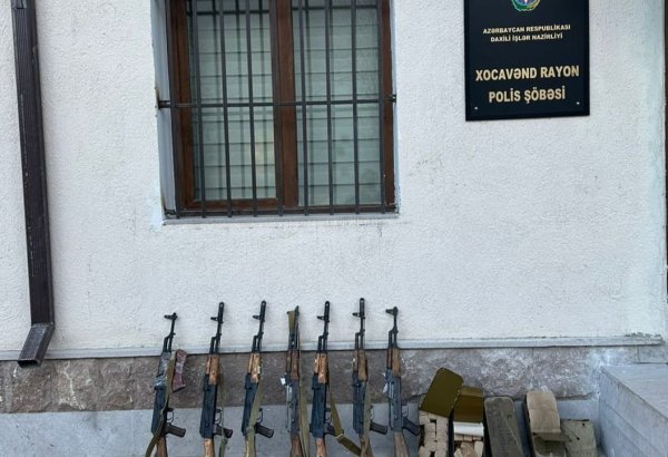 Weaponry in large quantities discovered in Azerbaijan's Khojavand