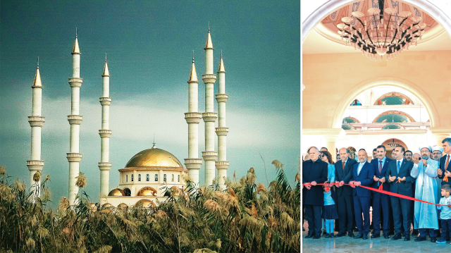 Kıbrıs'ın en büyük camisi açıldı
