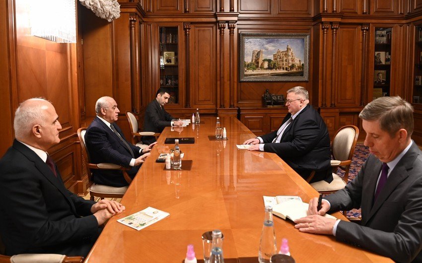 Azerbaijani PM reviews bilateral ties with Russian Deputy PM