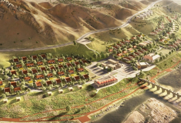Azerbaijan airs design of Khudafarin settlement of Jabrayil