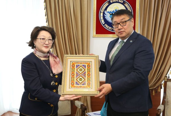 Türk Kültür ve Miras Vakfı Başkanının Kırgız Cumhuriyeti ziyareti başladı