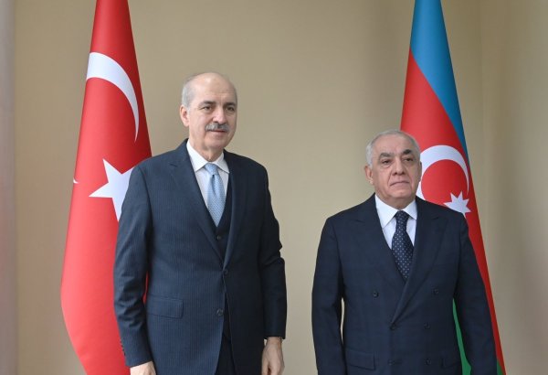 Azerbaijani PM goes over Azerbaijani-Turkish ties with TBMM chairman