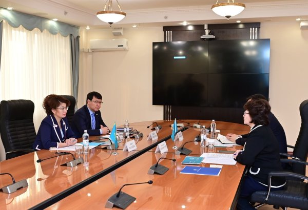 President of the Turkic Culture and Heritage Foundation Aktoty Raimkulova met with the Minister of Culture and Information of Kazakhstan