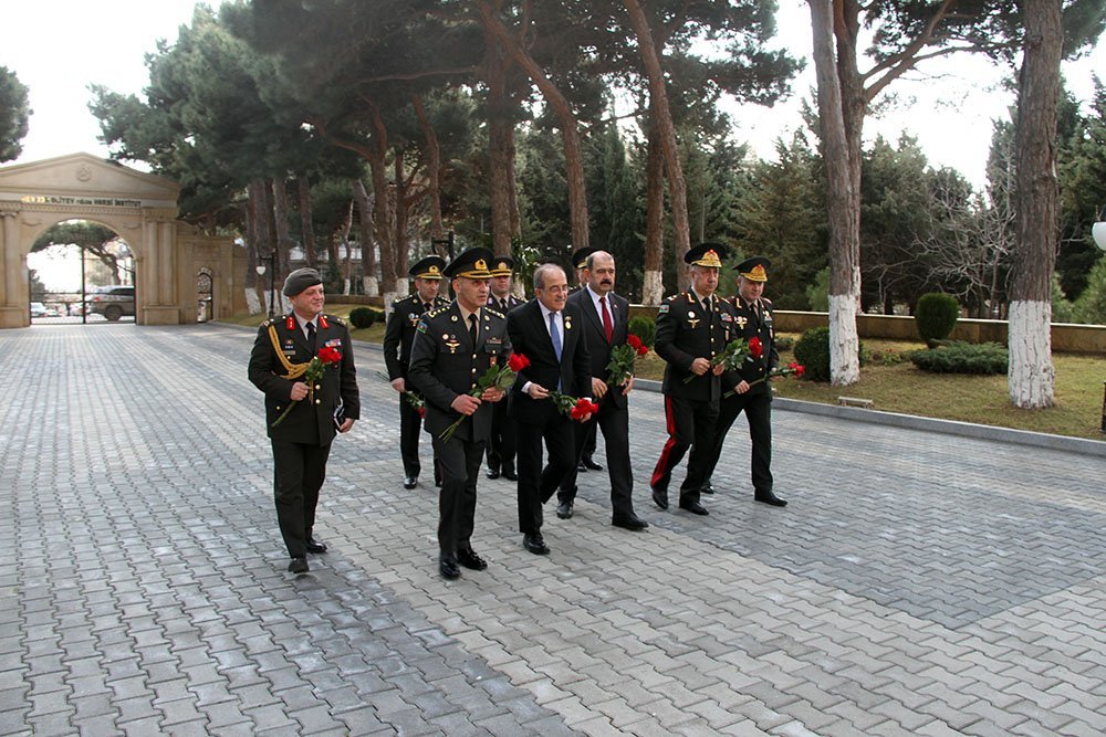 Turkish MoD officials visit Azerbaijan's Military Institute named after Heydar Aliyev