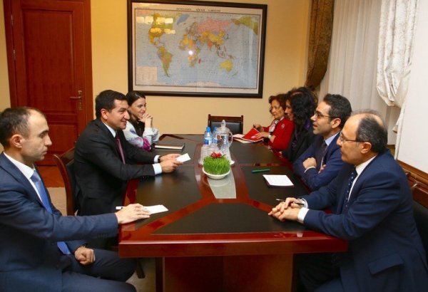 Hikmet Hajiyev discusses regional issues with Turkish Deputy FM