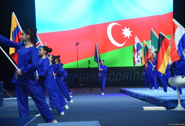 В Баку состоялась торжественная церемония открытия Кубка мира FIG по спортивной гимнастике