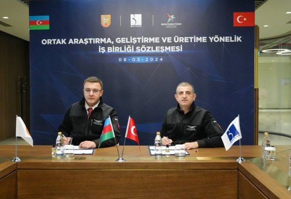 Azerbaijani Defense Ministry signs agreement with Baykar
