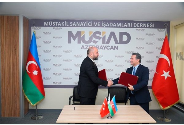 MÜSİAD Азербайджан и медиаплатформа TurkicWorld подписали меморандум о партнерстве