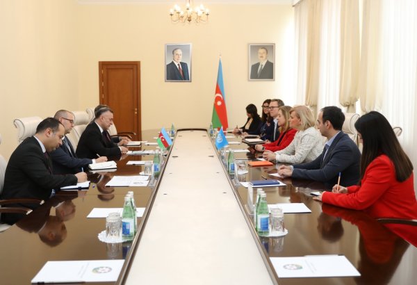 Azerbaijani Health Minister meets WHO staff tied to COP29 negotiating group