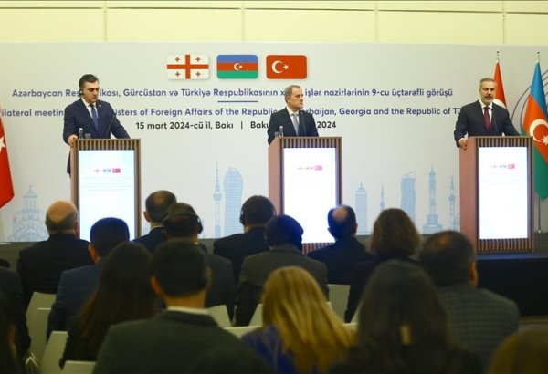 Gürcistan Dışişleri Bakanı, Türkiye-Azerbaycan-Gürcistan Üçlü Dışişleri Bakanları Toplantısı sonrasında konuştu