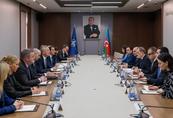 Azerbaijani FM and NATO SecGen discuss peace talks with Armenia