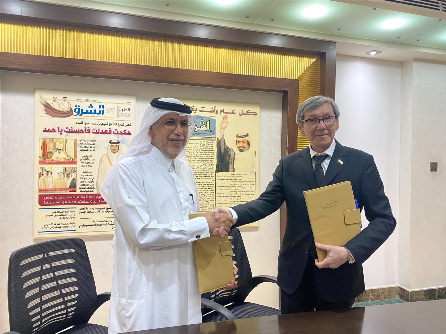 ORIENT подписал меморандум с крупнейшей газетой Катара