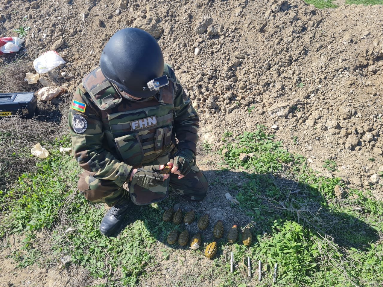 На территории города Хырдалан обнаружено 12 гранат - МЧС Азербайджана