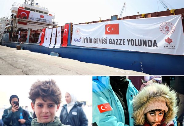 Türkiyənin Qəzzaya göndərdiyi humanitar yardım 42 min tona çatıb