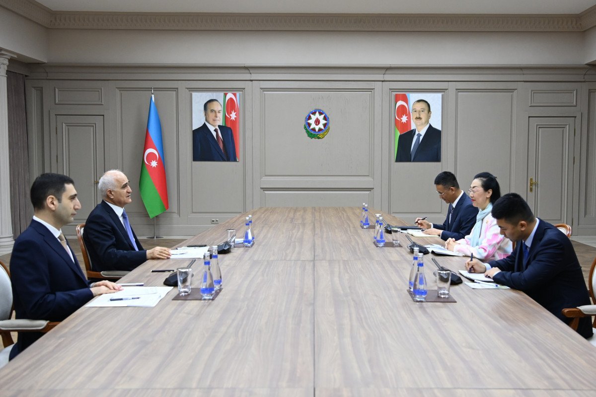 Azerbaijani deputy PM hails outgoing Chinese ambassador's input in bilateral relations