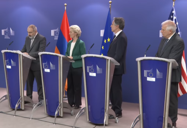 Brüsseldə ABŞ-Aİ-Ermənistan üçtərəfli görüşü başa çatıb
