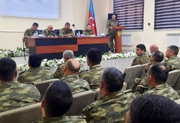 Azerbaijani military units sum up quarterly activity deliverables