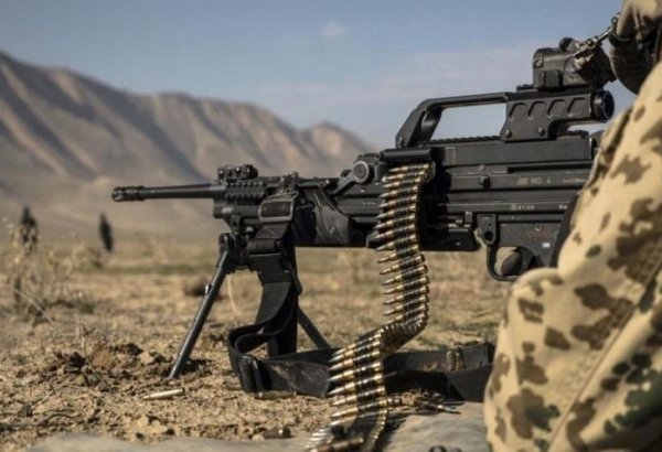 Azerbaijani Army positions subjected to fire