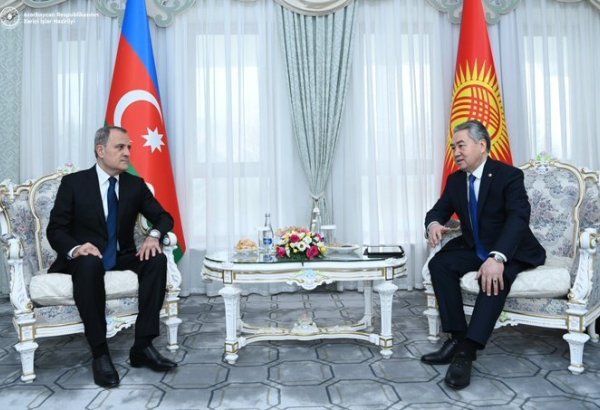 Джейхун Байрамов встретился с главой МИД Кыргызстана