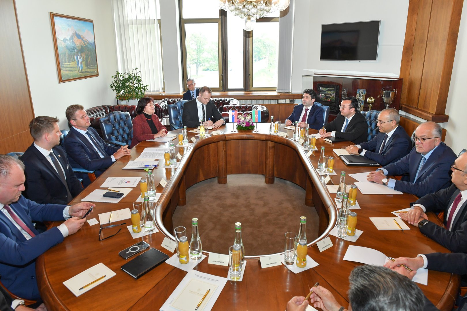 Обсуждены возможности присоединения Словакии к энергетическим проектам с участием Азербайджана