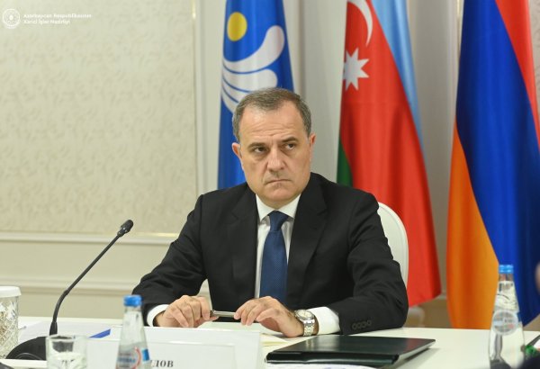Azerbaijani FM delivers speech at CIS Council meeting