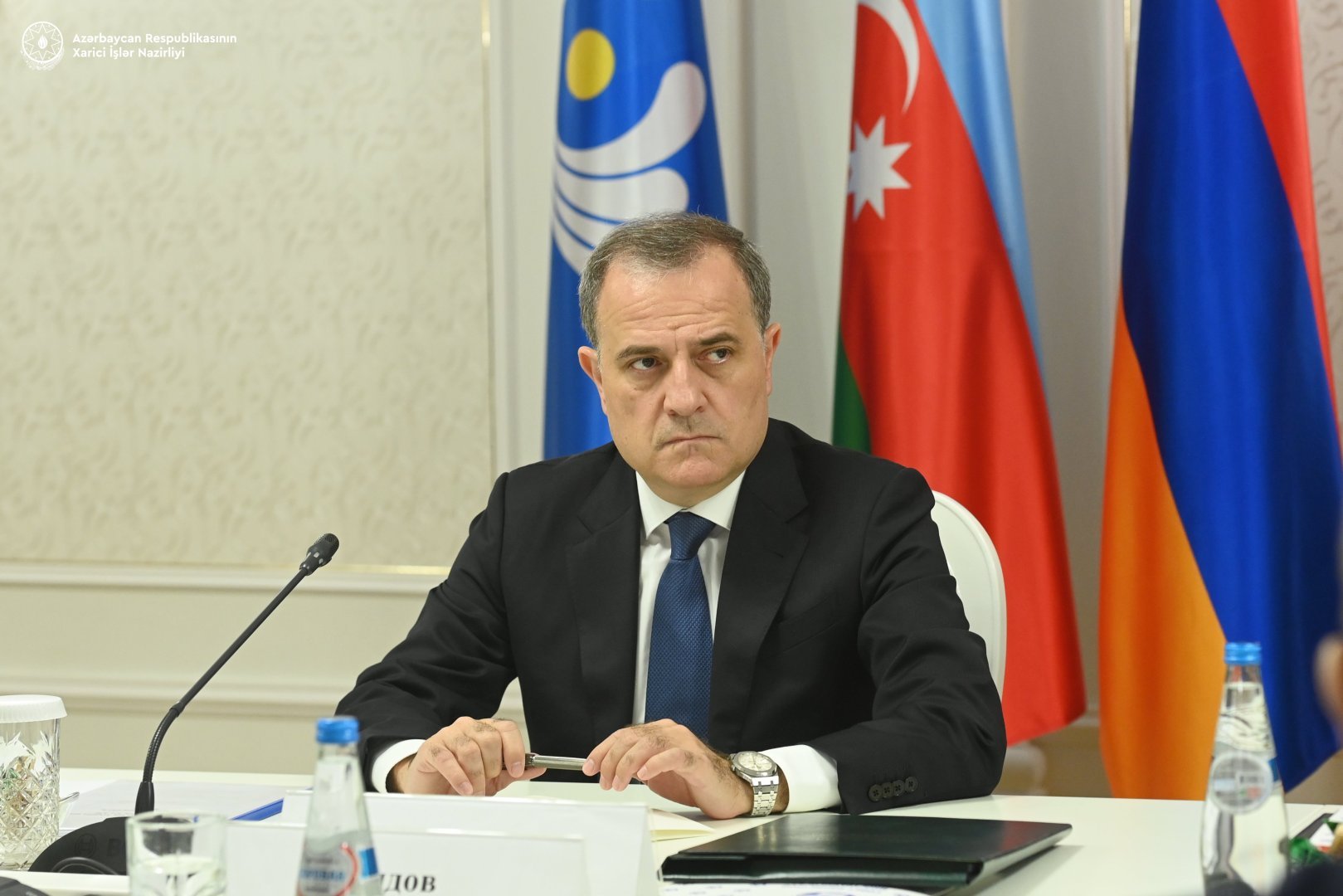 Azerbaijani FM delivers speech at CIS Council meeting