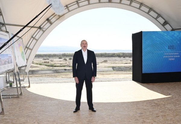 Caspian Sea water desalination project is underway - President Ilham Aliyev