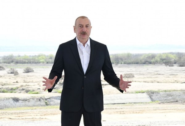 Президент Ильхам Алиев: Сегодня мы стали полноправными хозяевами наших водных источников