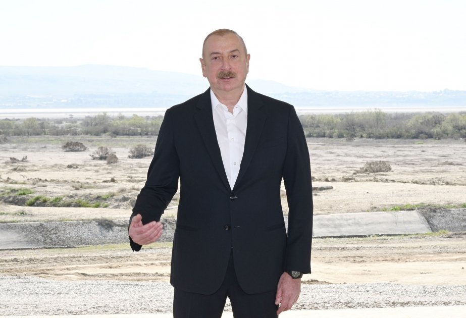 After Shirvan irrigation canal has been put into operation, Lake Hajigabul will also be filled - President Ilham Aliyev