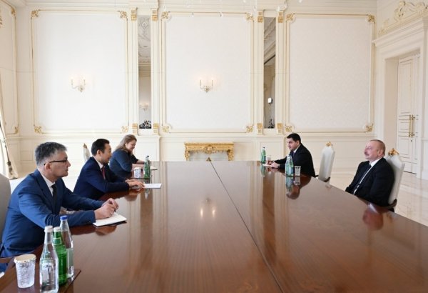 President Ilham Aliyev receives CICA Secretary General