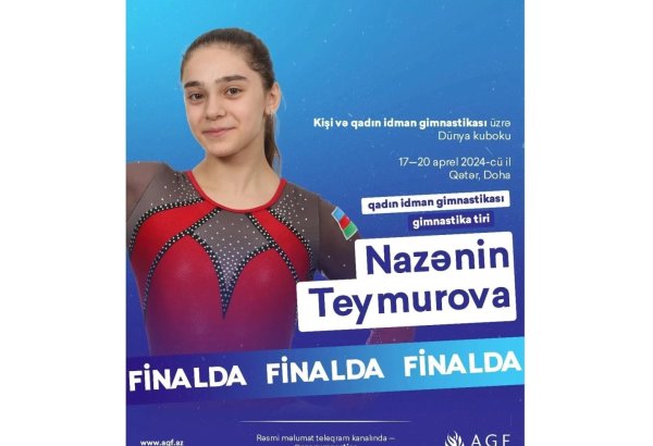 Азербайджанская гимнастка вышла в еще один финал Кубка мира