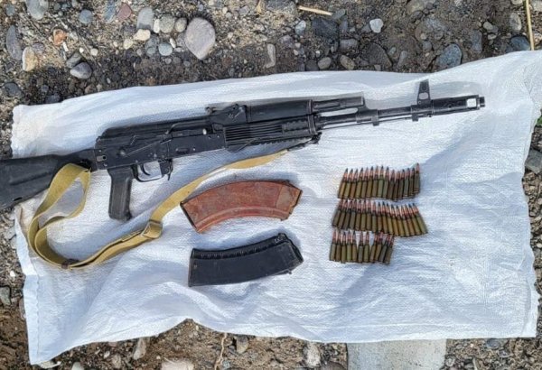 Weapons and ammunition found in Azerbaijan's Zangilan district