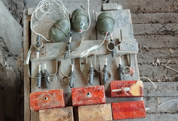 Armenian-made explosive devices uncovered in Azerbaijan's Khojavand district