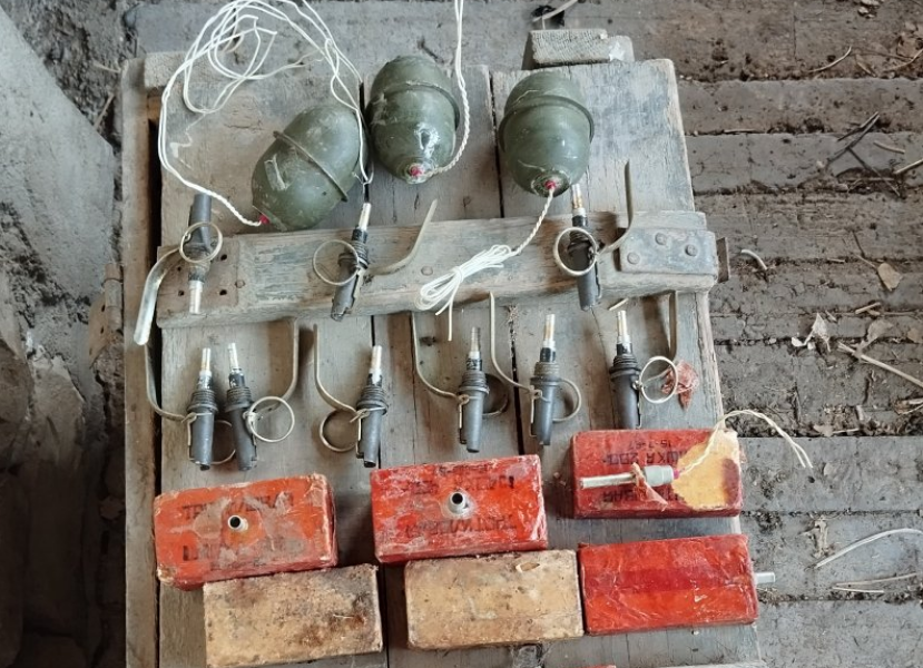 В Ходжавендском районе найдены взрывные устройства армянского производства