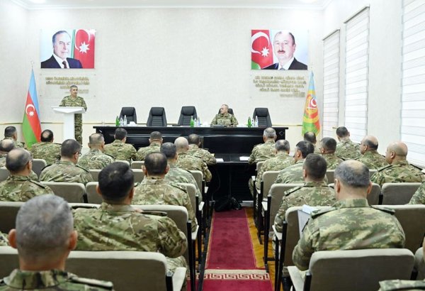 Azerbaijani MoD weighs up current operational situation on conditional border with Armenia
