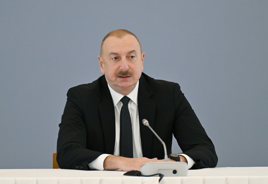 Azerbaijan's economy is actually self-sufficient economy and it demonstrates sustainable growth even in period of crisis - President Ilham Aliyev