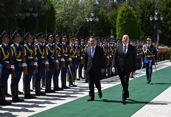 Baku hosts official welcome ceremony for President Sadyr Zhaparov