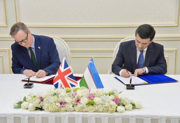 Uzbekistan, UK ink deals for cooperation spanning various fields