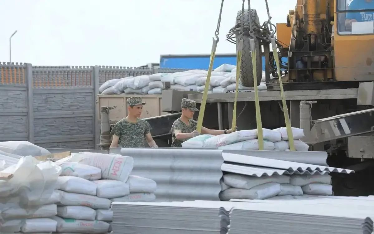 Tajikistan sends building materials to flood-hit Aktobe region