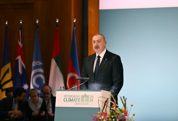 A country rich in natural resources, particularly oil and gas, should be at forefront of those addressing issues of climate change - President Ilham Aliyev