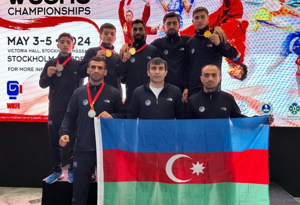 Azərbaycan millisi Avropa çempionatında 3 qızıl və 2 gümüş medal qazanıb