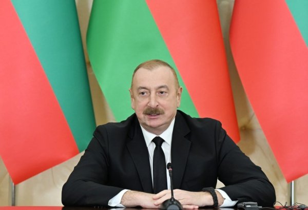 Larger volumes of cargo to be transported both in East-West direction and vice versa to further strengthen our ties - President Ilham Aliyev