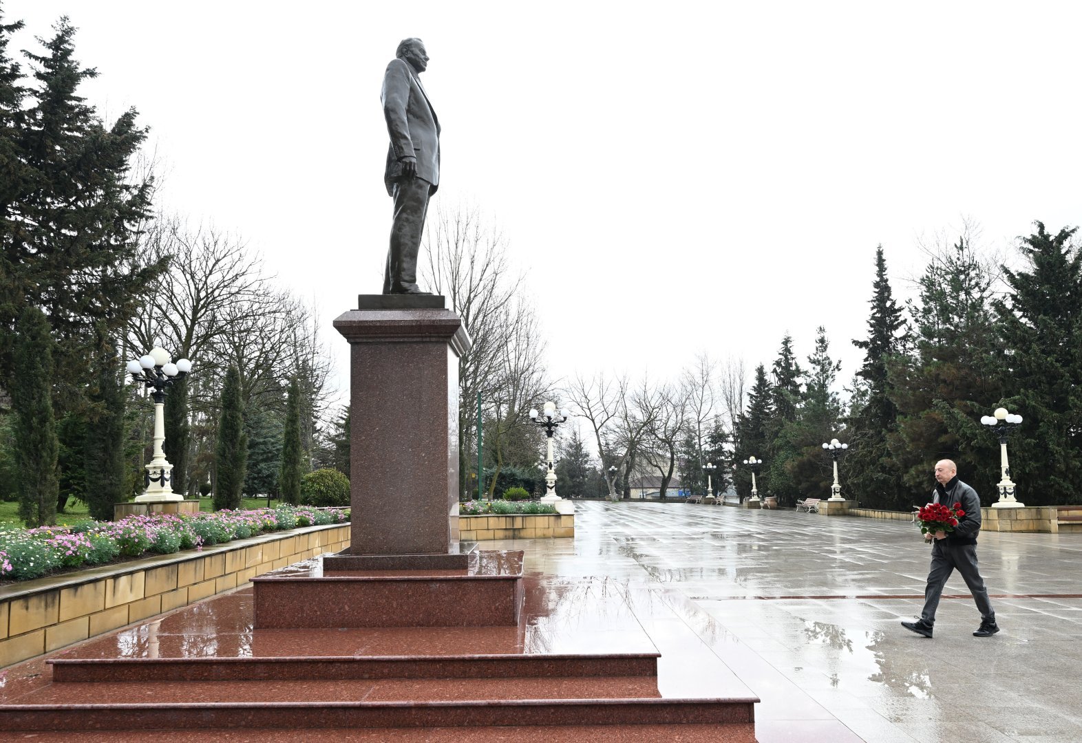 Prezident İlham Əliyev Şamaxı rayonuna səfər edib